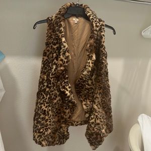 Reba Faux Fur Vest - 2x